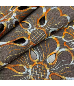 Embroidered Table Runner, Fabric Dresser Runner for Home Kitchen Dining Tabletop Decoration