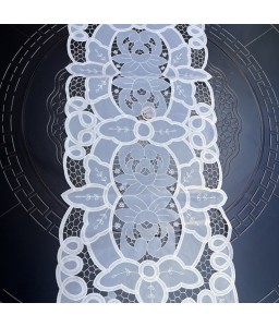 Lace Table Runner, Fabric Dresser Runner for Home Kitchen Dining Tabletop Decoration