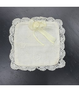 Square Table Placemats, Court Style Embroidered Doilies Cup Mat
