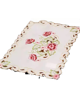 Grape Embroidered Lace Table Runner,Dining Table Cover for Home Kitchen Decoration