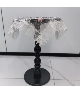 Lace Square Table Cloth,Vintage Floral Dining Table Cover for Home Kitchen Decoration