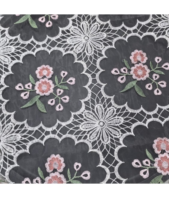 Lace Square Table Cloth,Vintage Floral Dining Table Cover for Home Kitchen Decoration