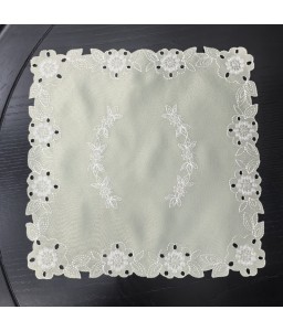 Lace Placemats, Retro French Style Cup Mat, Embroidered Dinning Table Place Mats