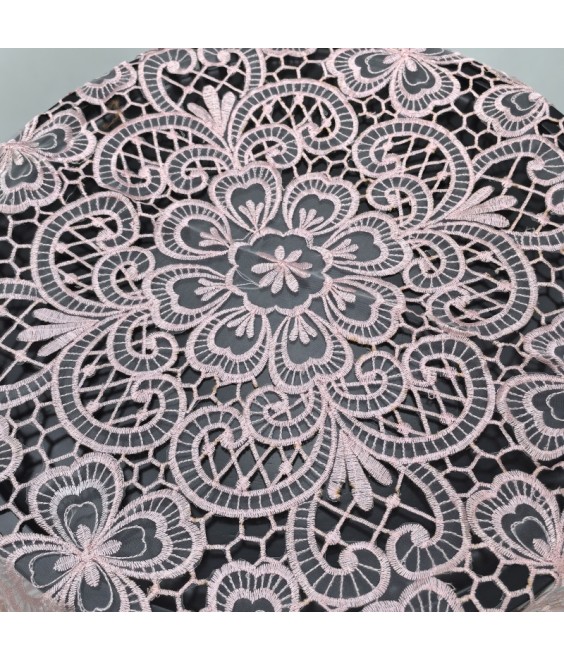 Pink Lace Square Table Cloth,Euro Style Dining Table Cover for Home Kitchen Decoration