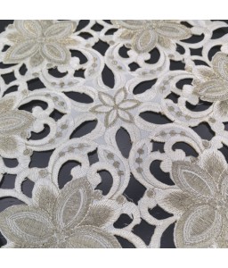 Embroidered Square Table Placemats,Euro Style Doilies Cup Mat