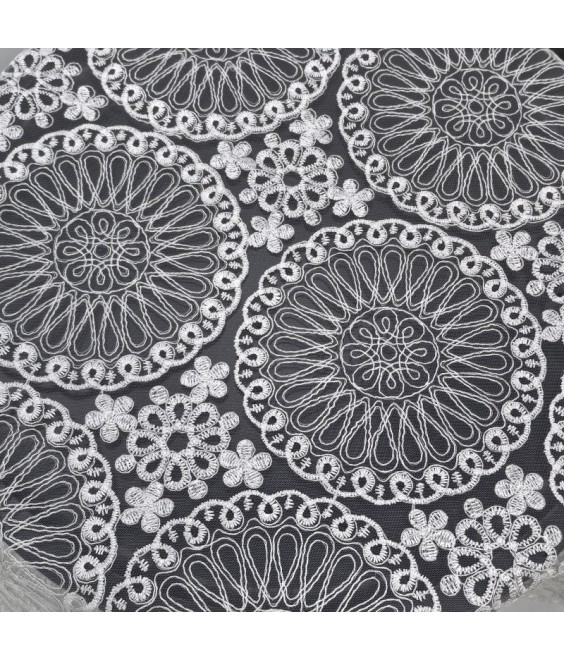 White Lace Square Table Cloth,Euro Style Dining Table Cover for Home Kitchen Decoration