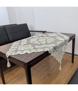 Embroidered Lace Square Tablecloth, Euro Style Dining Table Cover for Home Kitchen Decoration